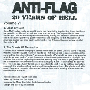 Disco 20 Years Of Hell: Vol. VI de Anti-Flag