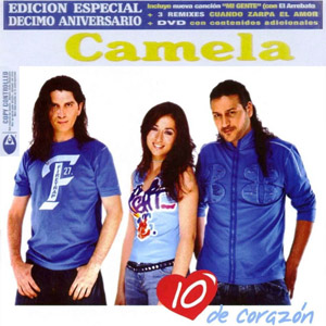 Disco 10 De Corazón (Edición Especial Décimo Aniversario) de Camela
