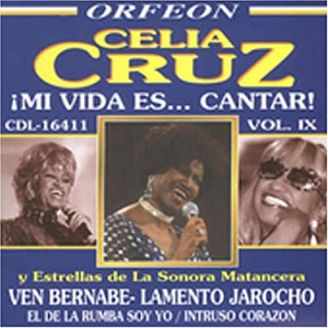 Disco Mi Vida Es Cantar de Celia Cruz
