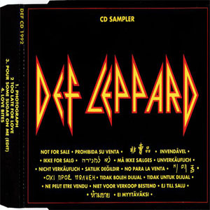 Disco CD Sampler de Def Leppard