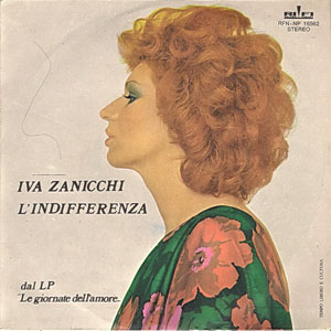 Disco L'Indifferenza de Iva Zanicchi
