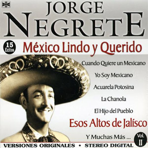 Disco Jorge Negrete Vol II. de Jorge Negrete