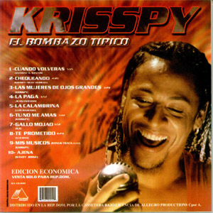Disco El Bombazo Típico de Krisspy