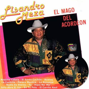 Disco El Mago del Acordeón de Lisandro Meza