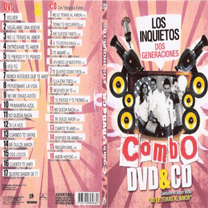 Disco Dos Generaciones (Dvd) de Los Inquietos