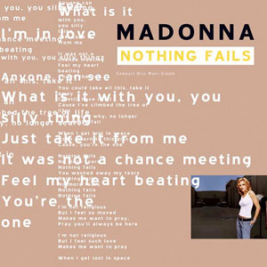 Disco Nothing Fails  de Madonna