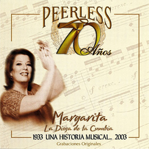 Disco 70 Años Peerless de Margarita La Diosa De La Cumbia