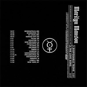 Disco Disposable Teens / The Love Song de Marilyn Manson