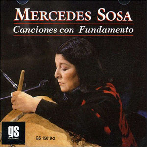 Disco Canciones con Fundamento de Mercedes Sosa