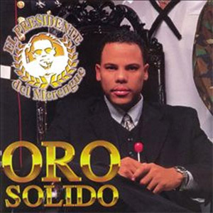 Disco Presidente del Merengue de Oro Sólido