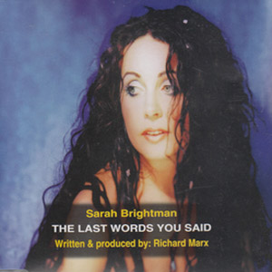 Disco The Last Words You Said de Sarah Brightman
