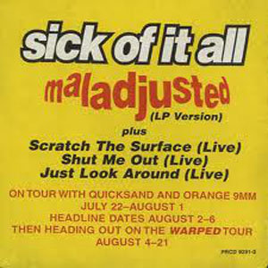 Disco Maladjusted de Sick of It All
