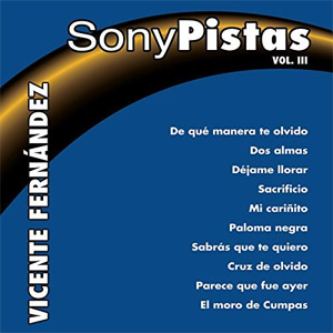 Disco Sony Pistas 3 de Vicente Fernández