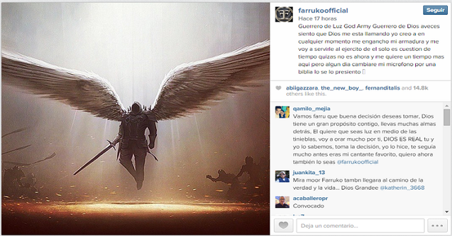 Farruko puede que deje el reguetón por la iglesia